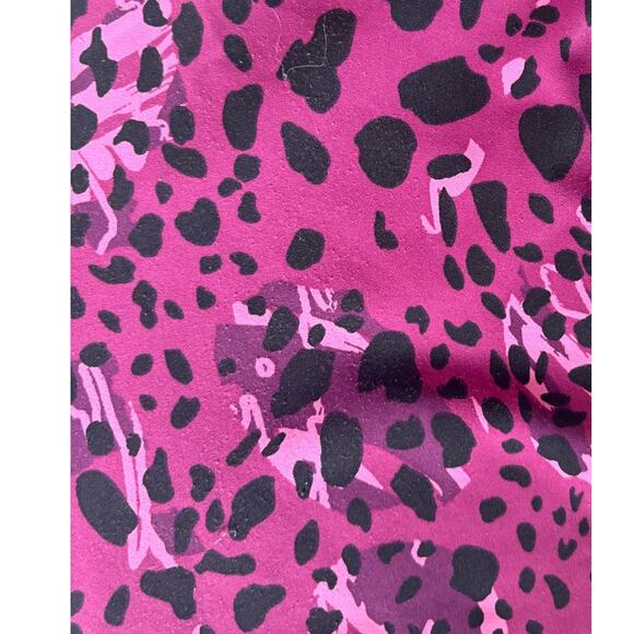 Lululemon Base Pace High Rise Tight Animal Print Pink Black Leggings Size 14 - Picture 2 of 5